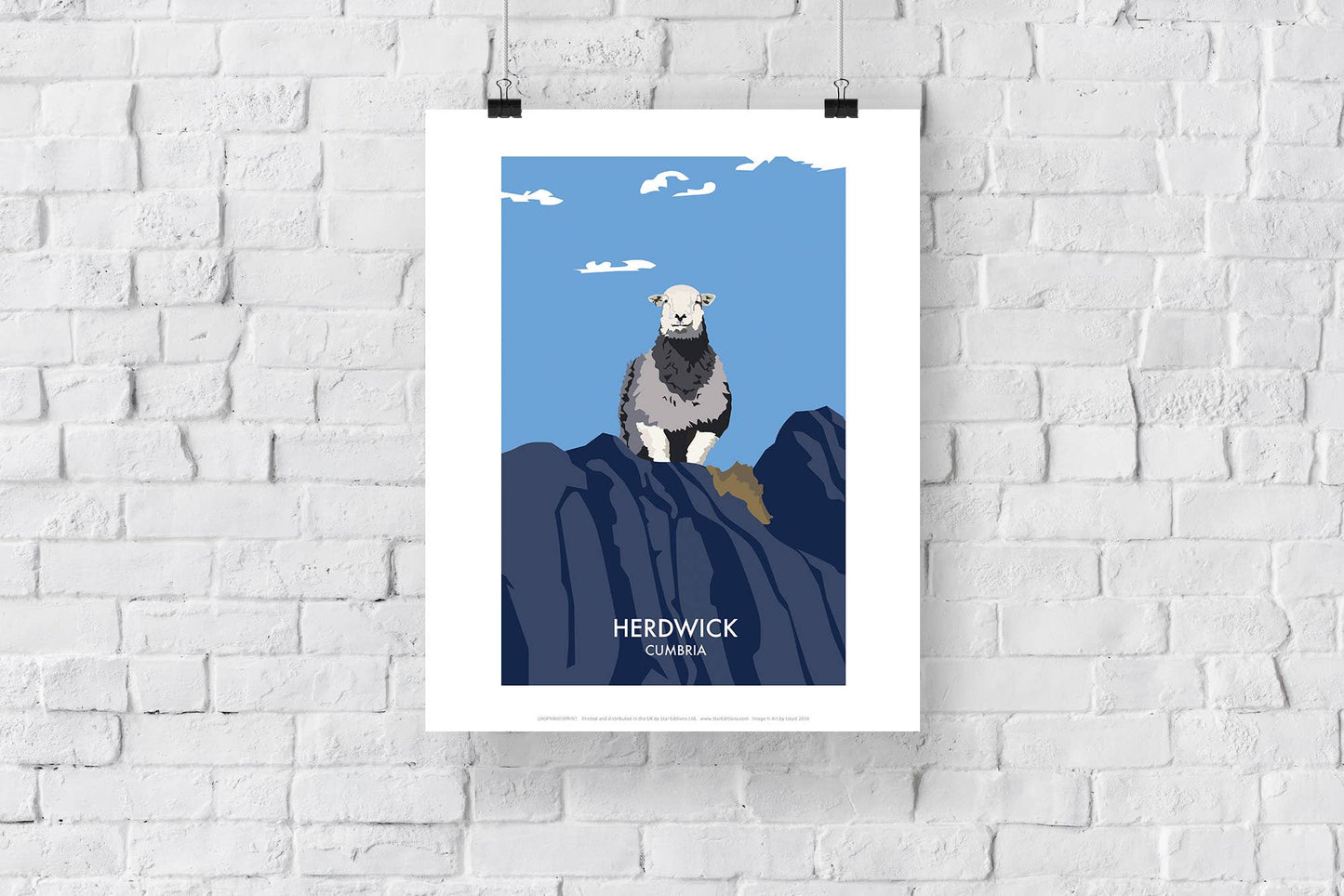Herdwick - Cumbria - 11X14” Premium Art Print
