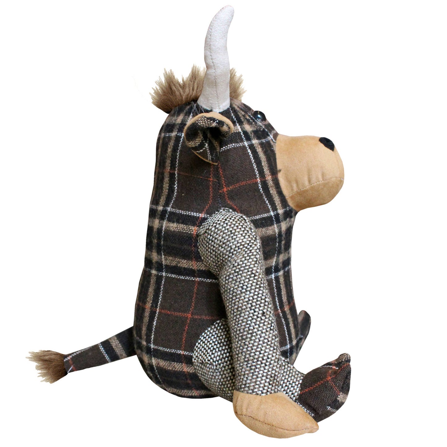 Highland Cow Novelty Door Stop Brown: Brown / One Size
