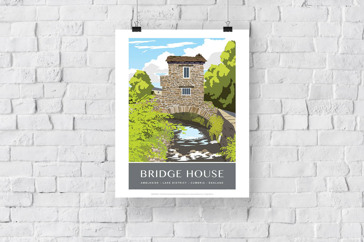 Bridge House - Lake District - 11X14” Premium Art Print