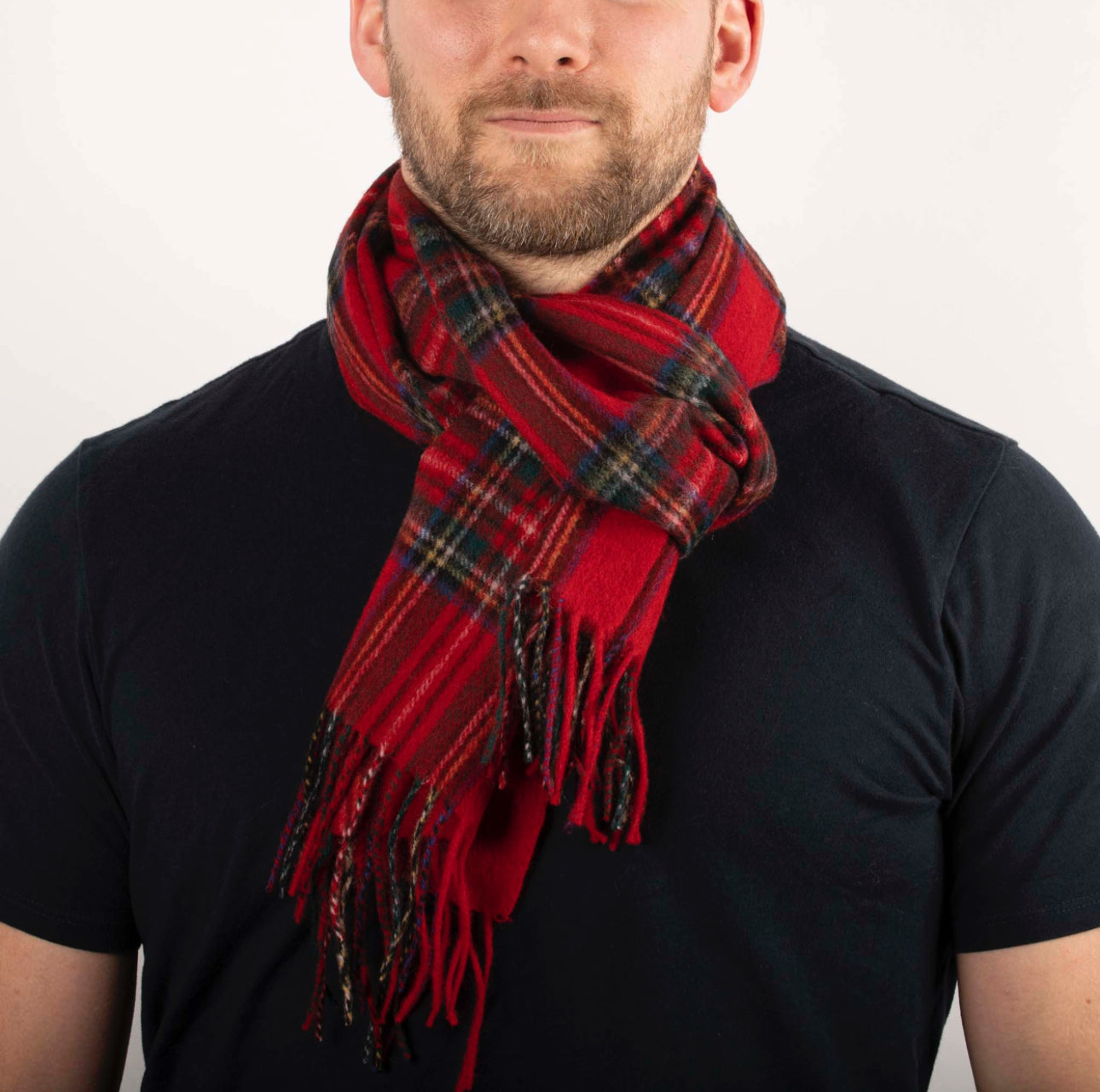 Tartan Woolen Heritage Traditions Scarf - Royal Stewart