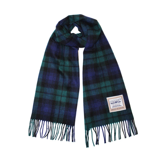 Tartan Woolen Heritage Traditions Scarf - Black Watch