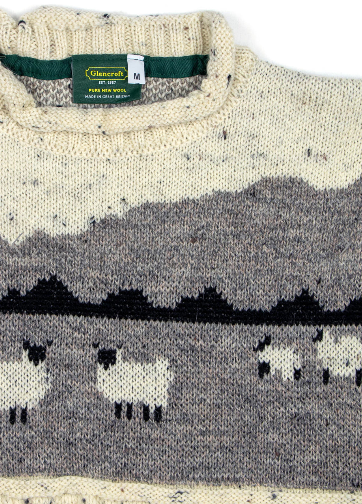 Dales British Wool Aran Sheep Jumper