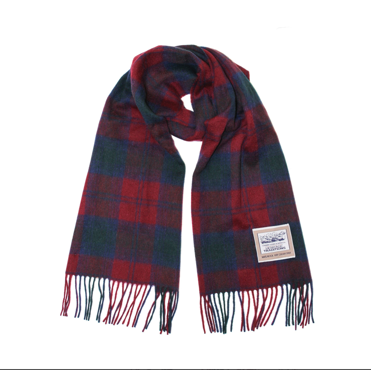 Tartan Woolen Heritage Traditions Scarf - Lyndsey