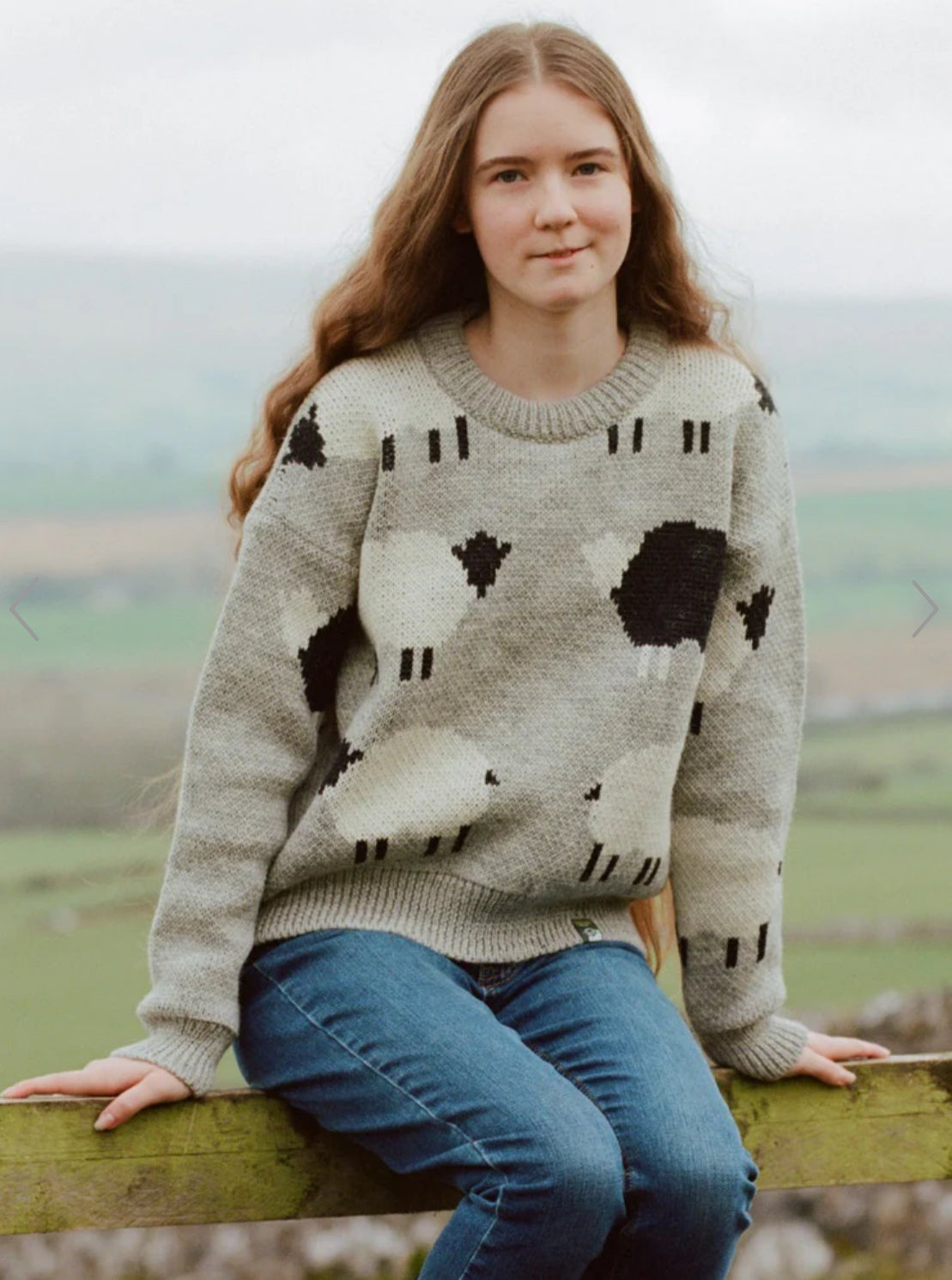Martha British Wool Sheep Sweater