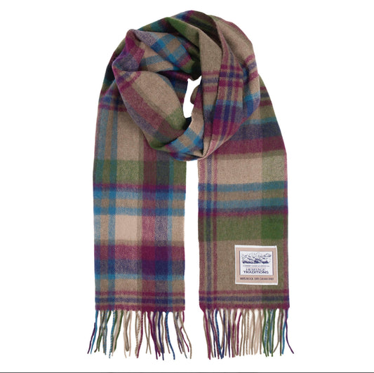 Tartan Woolen Heritage Traditions Scarf - Heritage Check