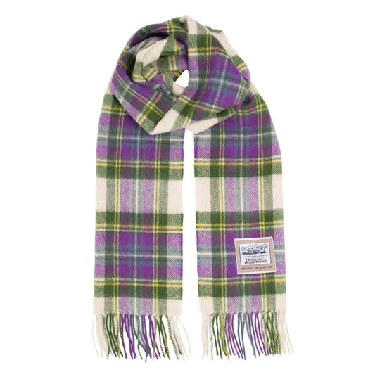 Tartan Woolen Heritage Traditions Scarf - Heather Tartan