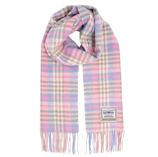 Tartan Woolen Heritage Traditions Scarf - Dolly Mixture