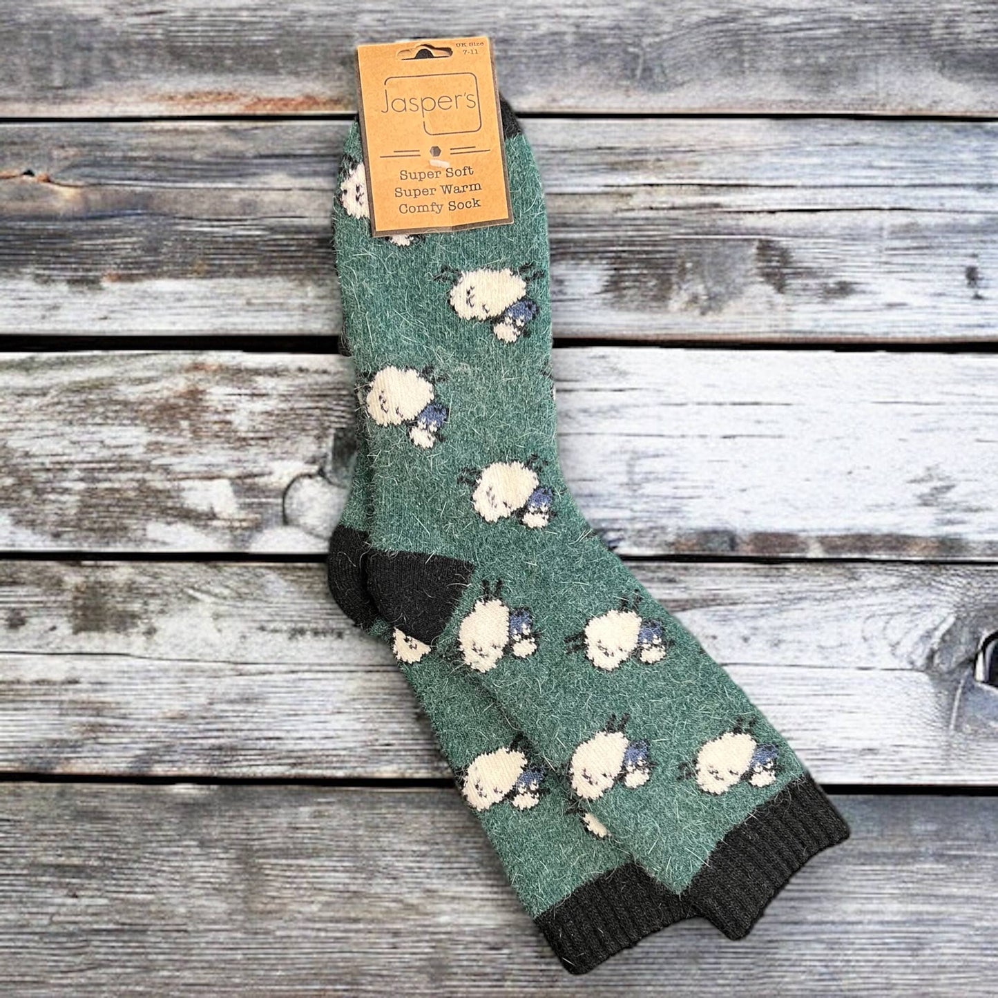 Soft Sheep Super Cosy Men's Socks : Red