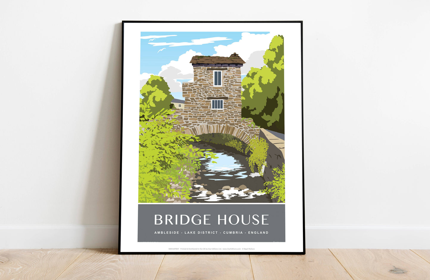 Bridge House - Lake District - 11X14” Premium Art Print