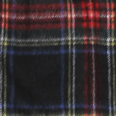 Tartan Woolen Heritage Traditions Scarf - Black Stewart