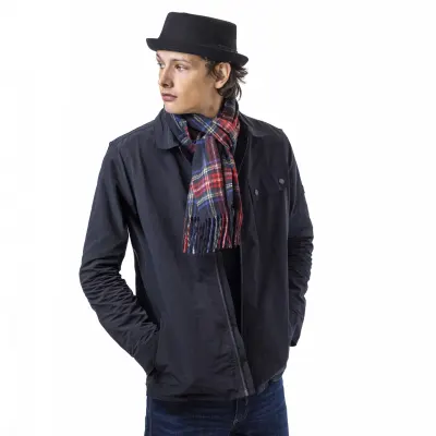 Tartan Woolen Heritage Traditions Scarf - Black Stewart