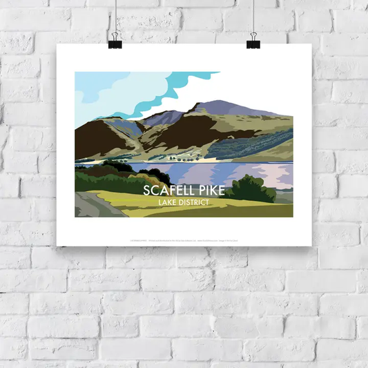 Scafell Pike - Lake District - 11X14” Premium Art Print