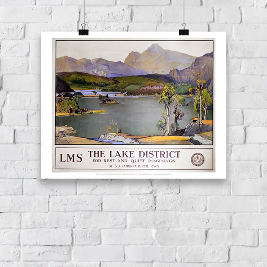 The Lake District - For Rest And Quiet Imaginings Art Print
