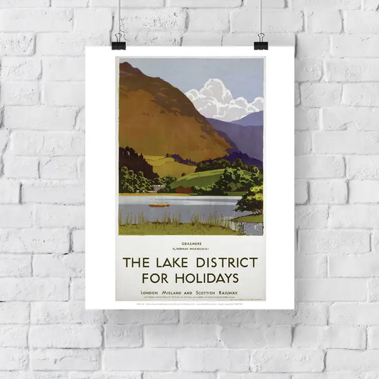 Grasmere, Lake District - 11X14” Premium Art Print