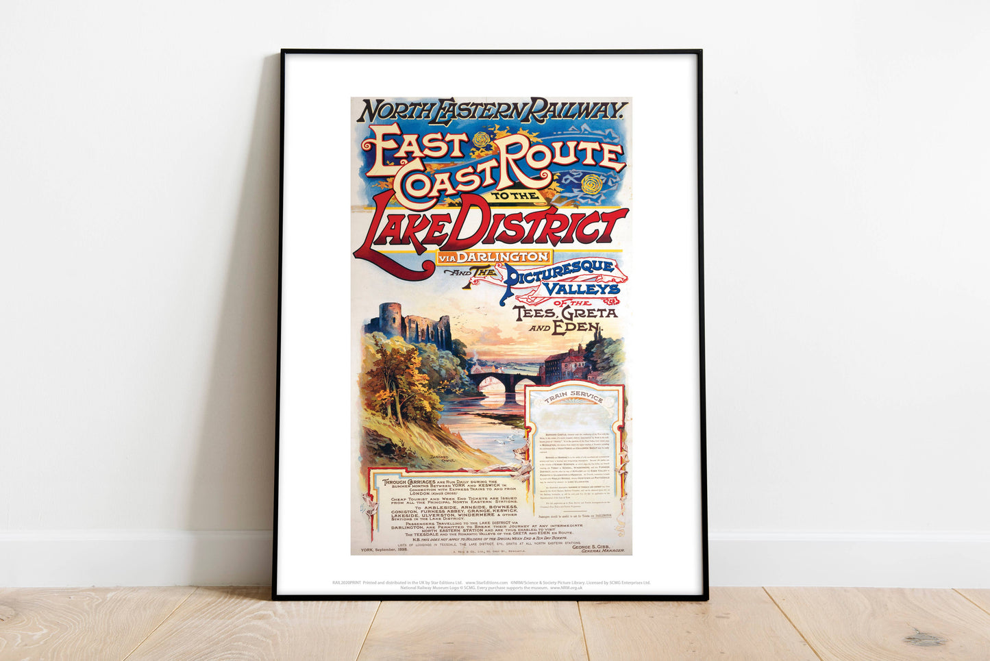 East Coast Route To The Lake District Art Print