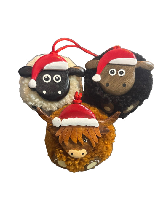 Fluffy Xmas Bauble