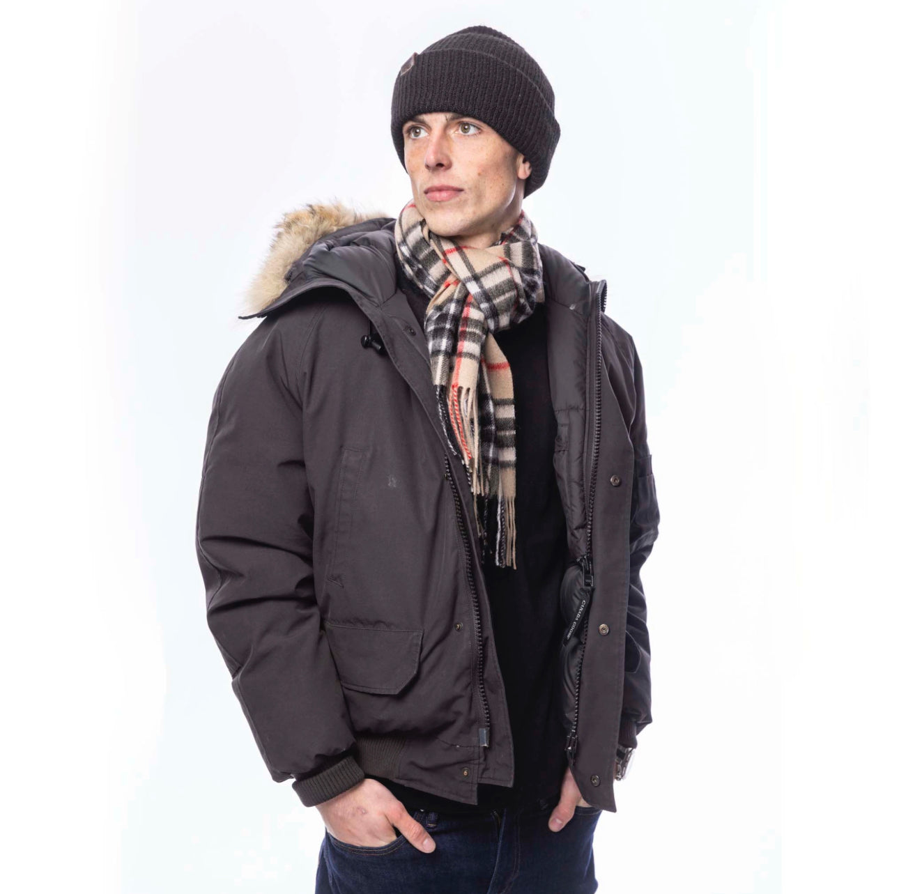 Tartan Woolen Heritage Traditions Scarf - Camel Thompson