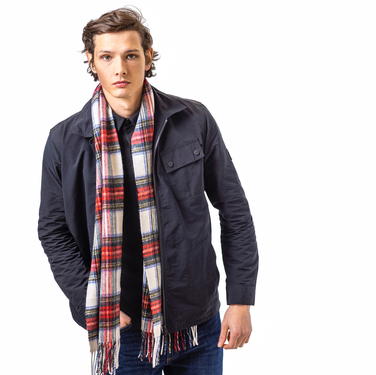 Tartan Woolen Heritage Traditions Scarf - Dress Stewart