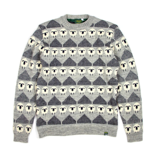 Phoebe Repeating Sheep British Wool Jumper